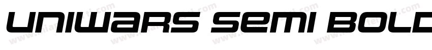 Uniwars Semi Bold字体转换